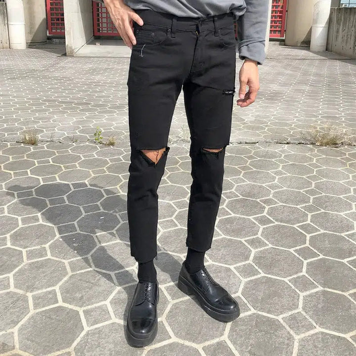 Skinny Stretch Ripped Jeans