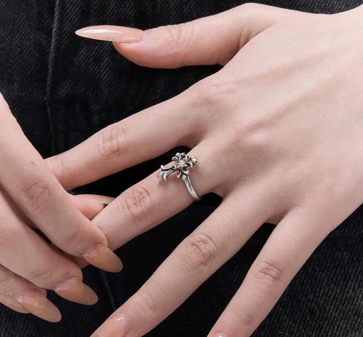 Skull Cross Ring