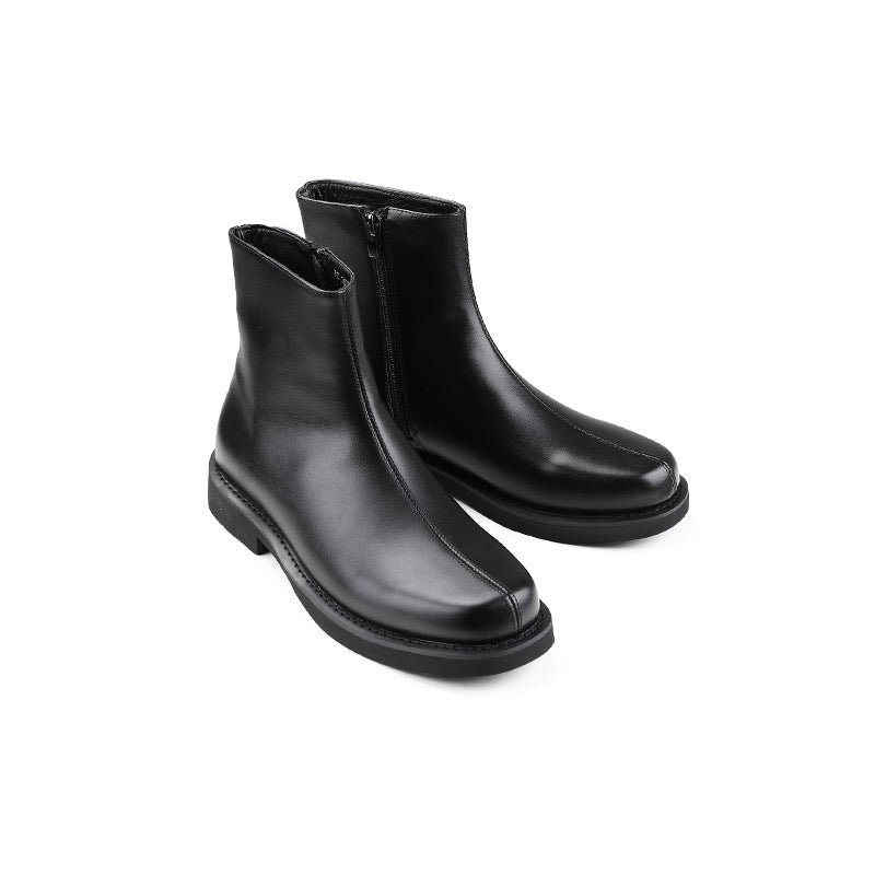 Sleek-Ankle-Chelsea-Boots-with-Side-Zipper – The Korean Fashion Sleek-Ankle-Chelsea-Boots-with-Side-Zipper – The Korean Fashion