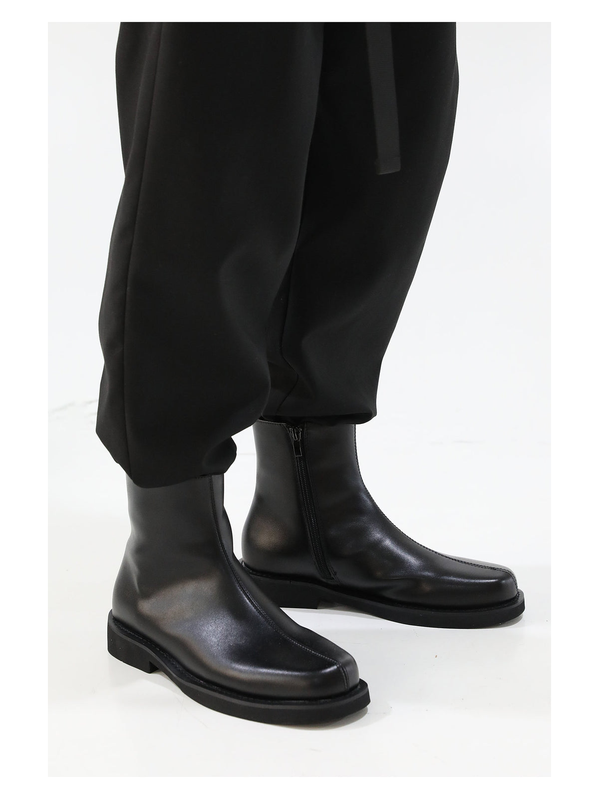 Sleek Ankle Chelsea Boots with Side Zipper