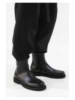 Sleek Ankle Chelsea Boots with Side Zipper