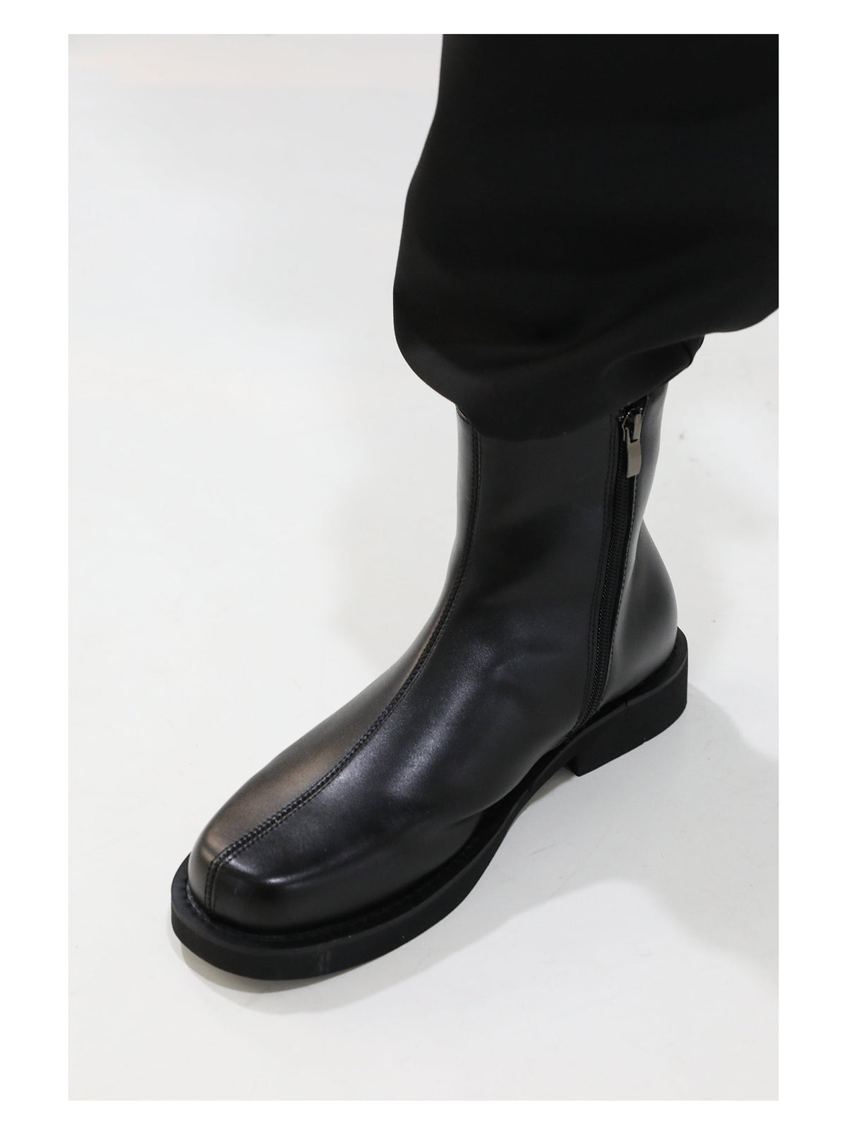 Sleek Ankle Chelsea Boots with Side Zipper