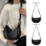 Sleek Crescent Shoulder Bag