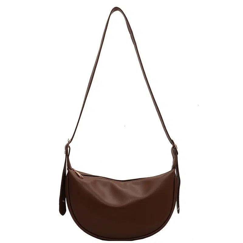Sleek Crescent Shoulder Bag