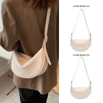 Sleek Crescent Shoulder Bag