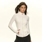 Sleek High-Neck Zippered Performance Coat