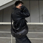 Sleek Leather Shoulder Bag