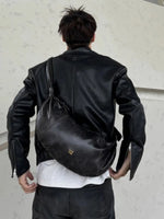 Sleek Leather Shoulder Bag