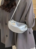 Sleek Leather Shoulder Bag