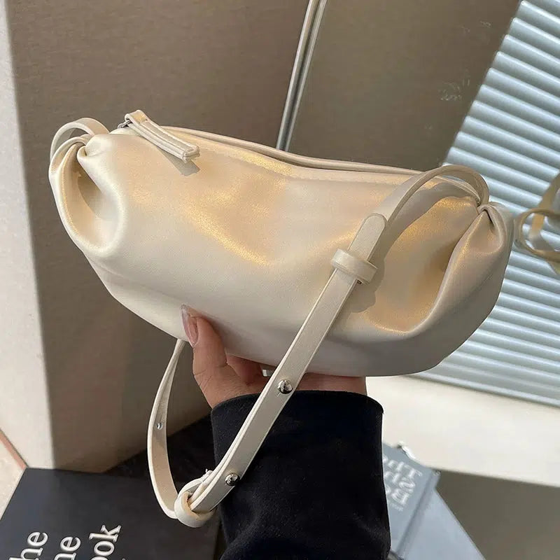 Sleek Leather Shoulder Bag