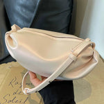 Sleek Leather Shoulder Bag