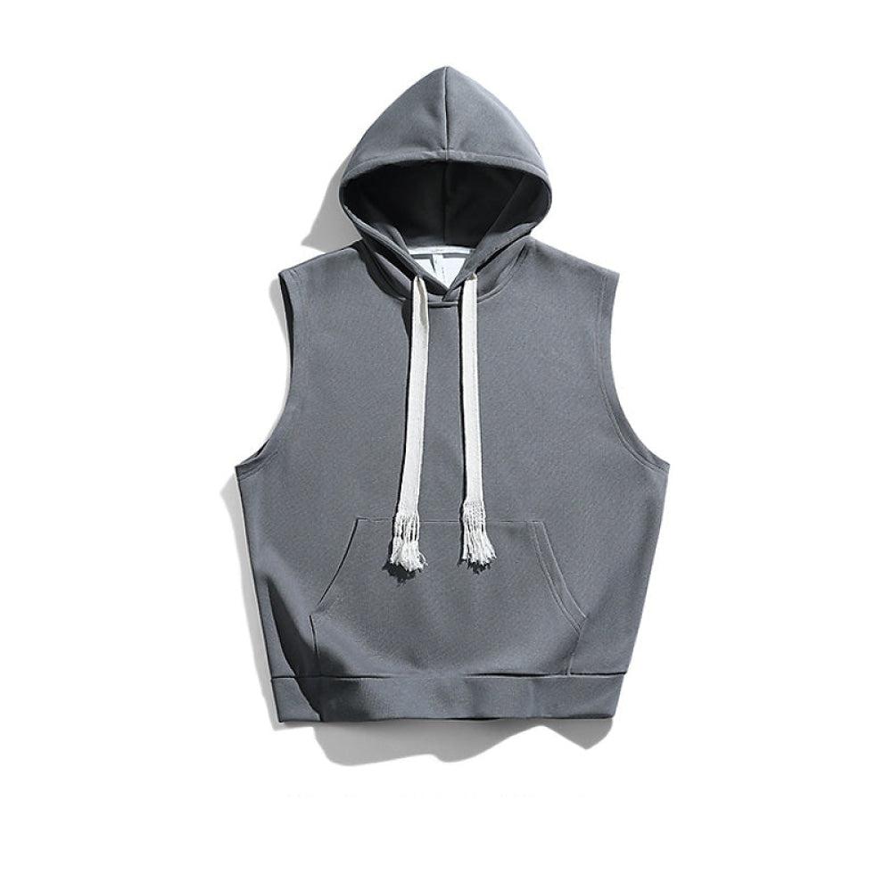 Sleeveless Hooded Sweatshirt