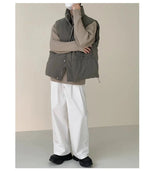 Sleeveless Padded Cotton Jacket Vest