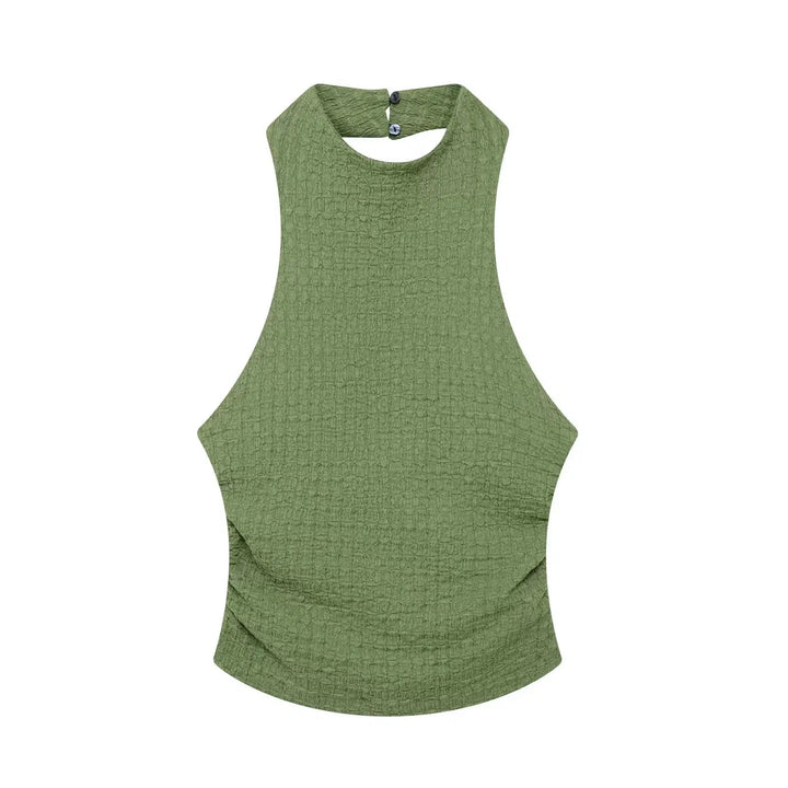 Sleeveless Top and Pants Set