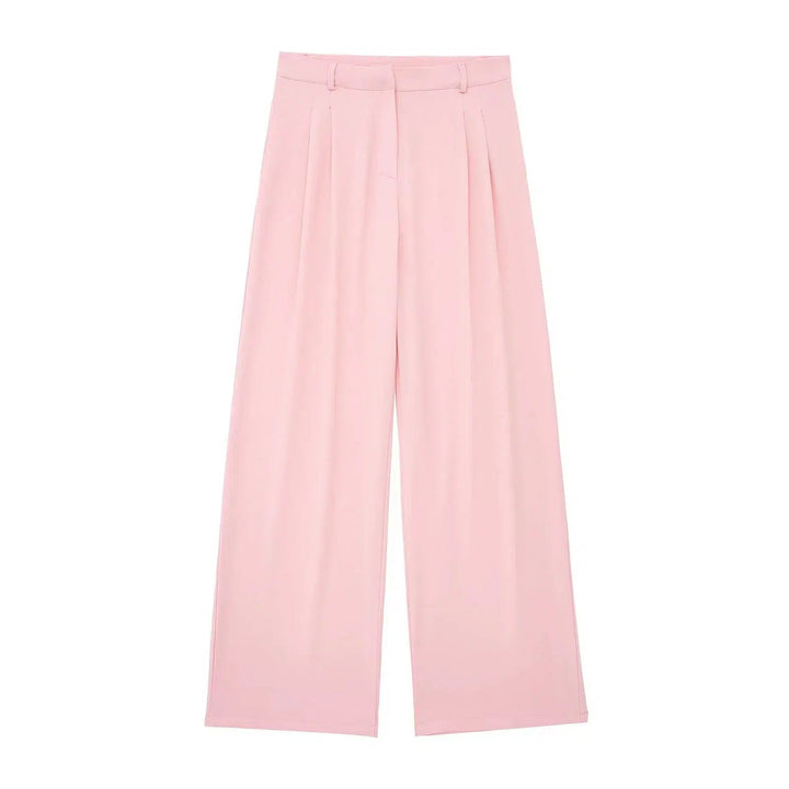 Sleeveless Vest Wide-Leg Pants Set