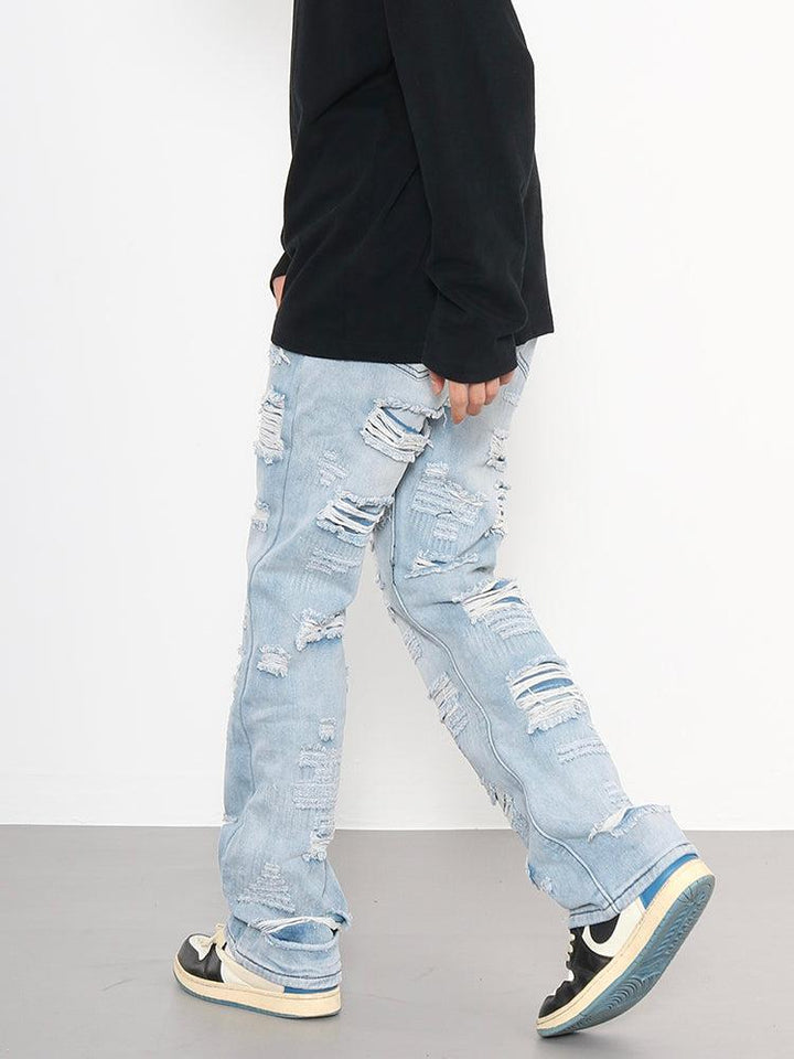 Slim Blue Ripped Jeans