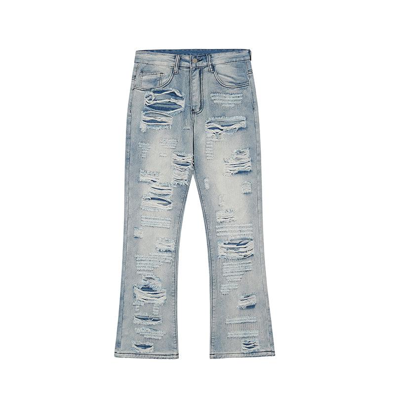 Slim Blue Ripped Jeans