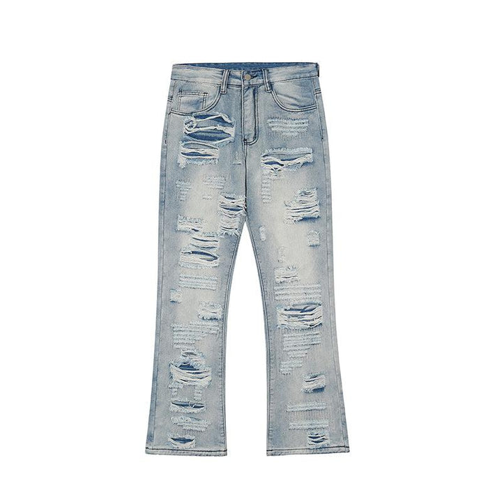 Slim Blue Ripped Jeans