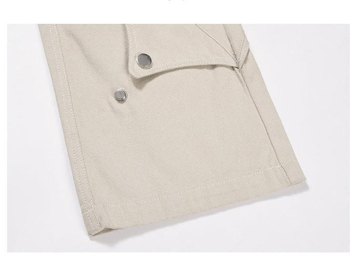Slim Button Design Flared Pants