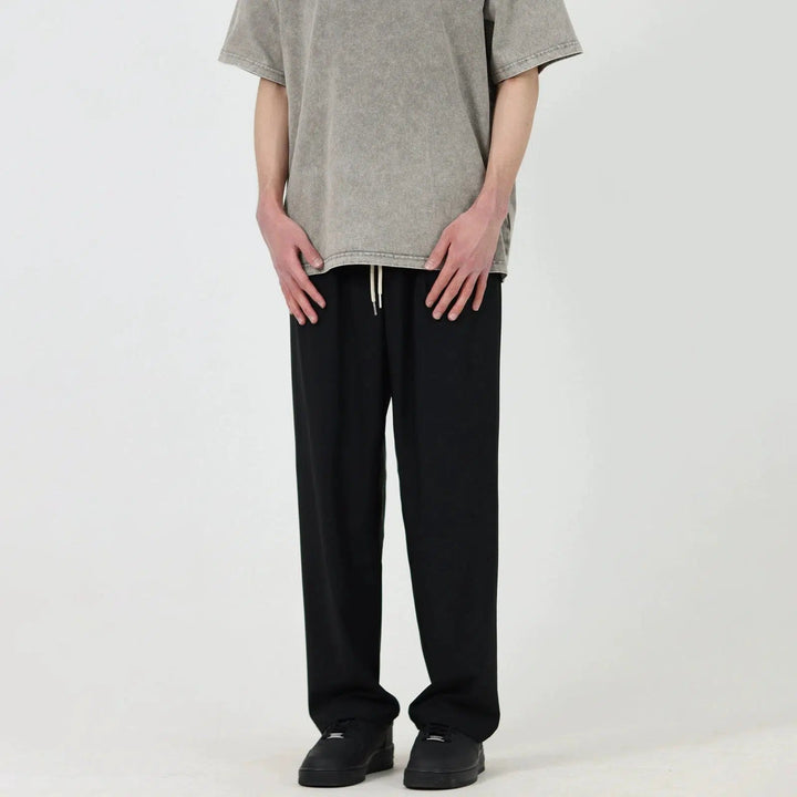 Slim Drape Drawstring Pants