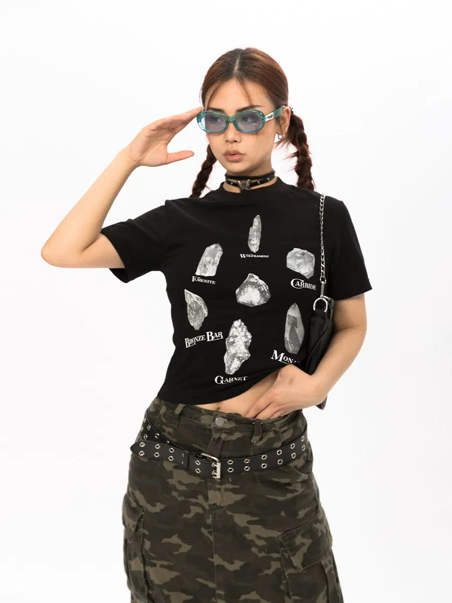 Slim Fit Cropped T-shirt