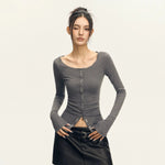 Slim Fit Knit Cardigan Top