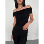 Slim Fit Off-shoulder T-shirt