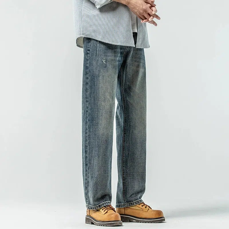Slim Fit Straight Leg Jeans
