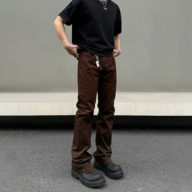 Slim Fit Straight Leg Jeans
