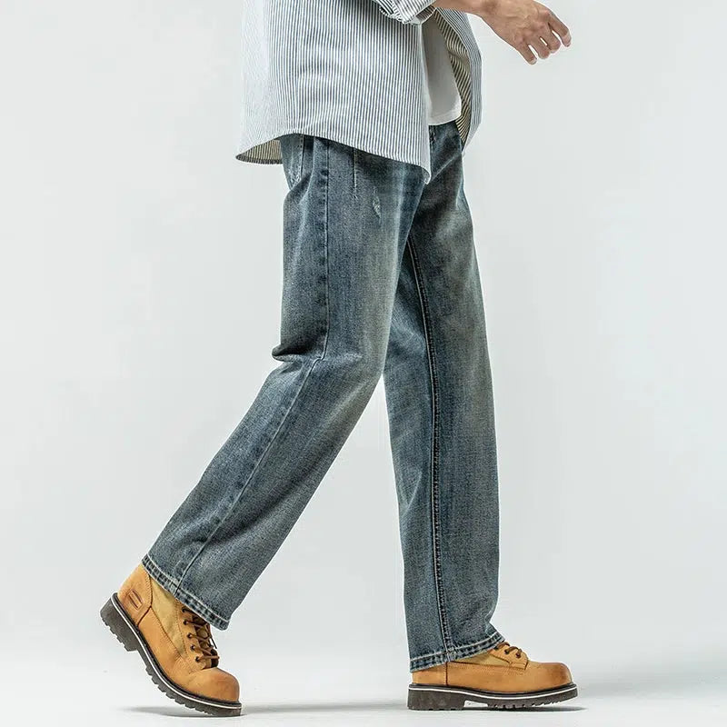 Slim Fit Straight Leg Jeans