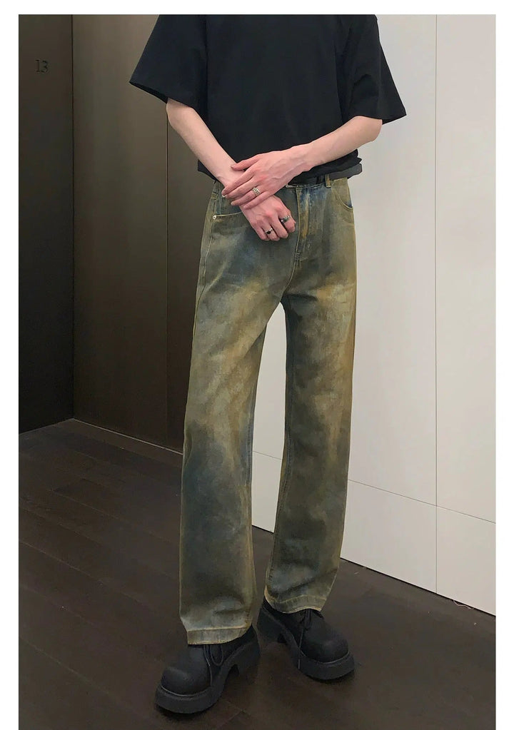 Slim Fit Straight Leg Jeans