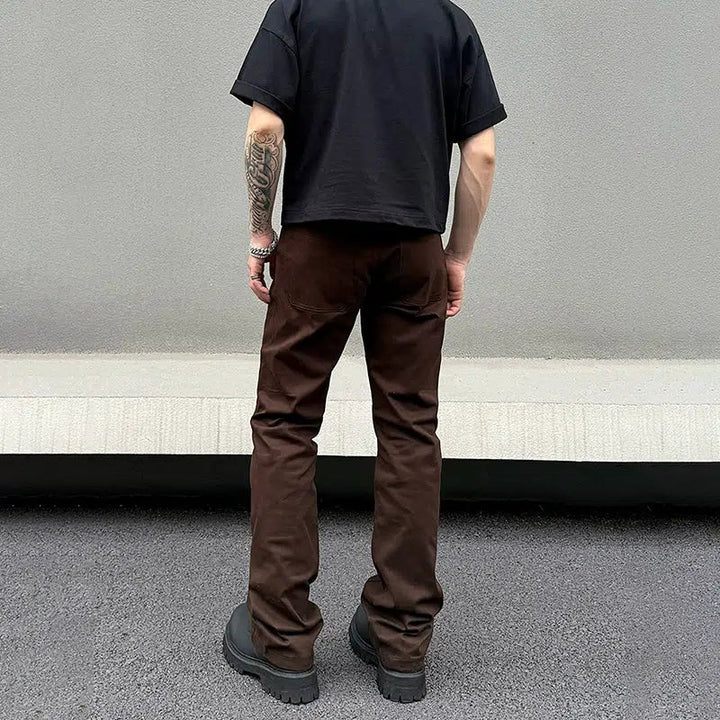Slim Fit Straight Leg Jeans