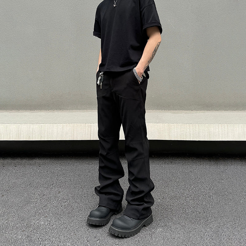 Slim Fit Straight Leg Trousers