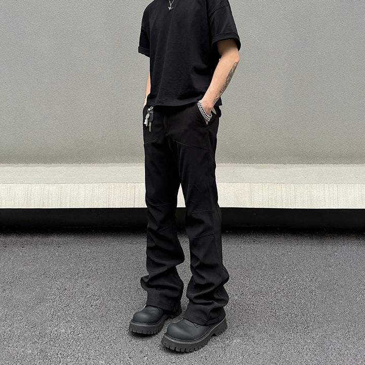 Slim Fit Straight Leg Trousers