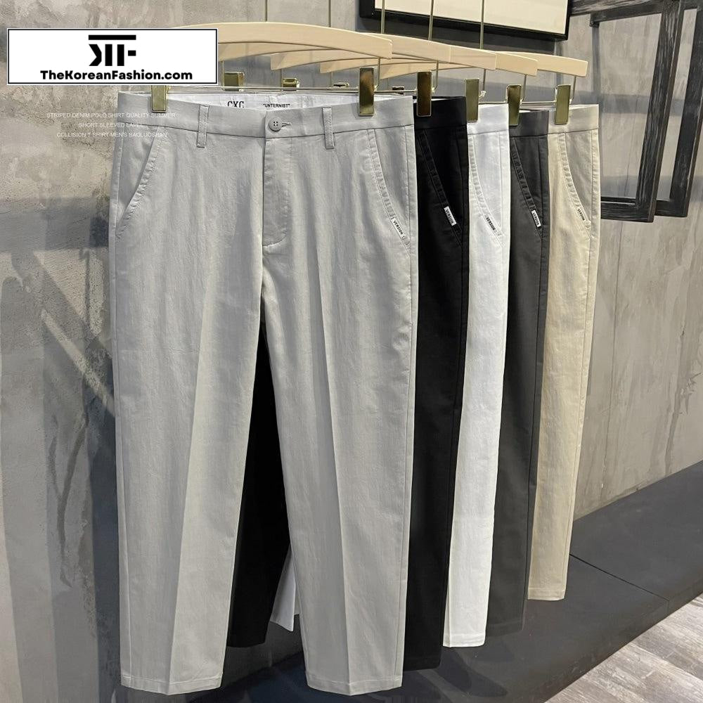 Slim-Fit Stretch Suit Pants