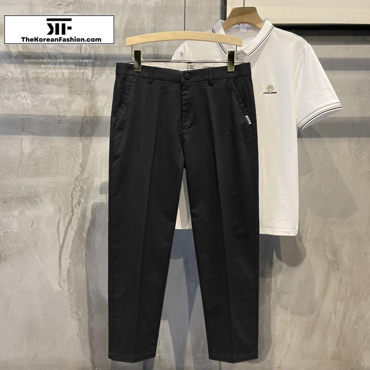 Slim-Fit Stretch Suit Pants