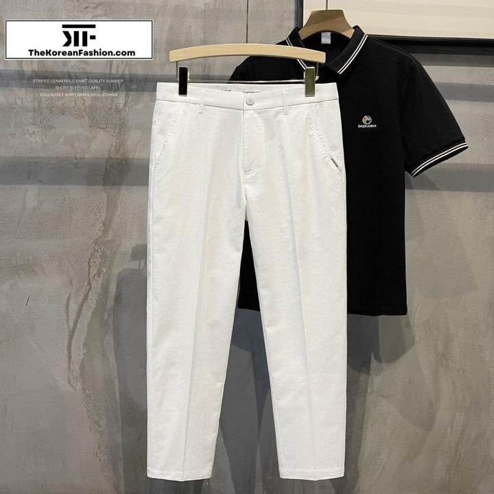 Slim-Fit Stretch Suit Pants