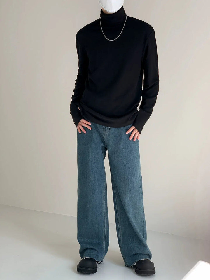 Slim Fit Turtleneck Bottoming Shirt