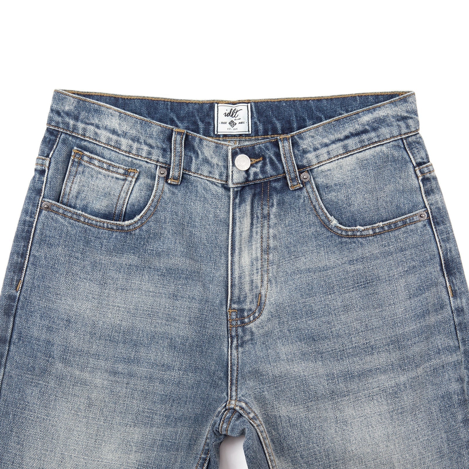 Slim Fit Washed Denim Jeans