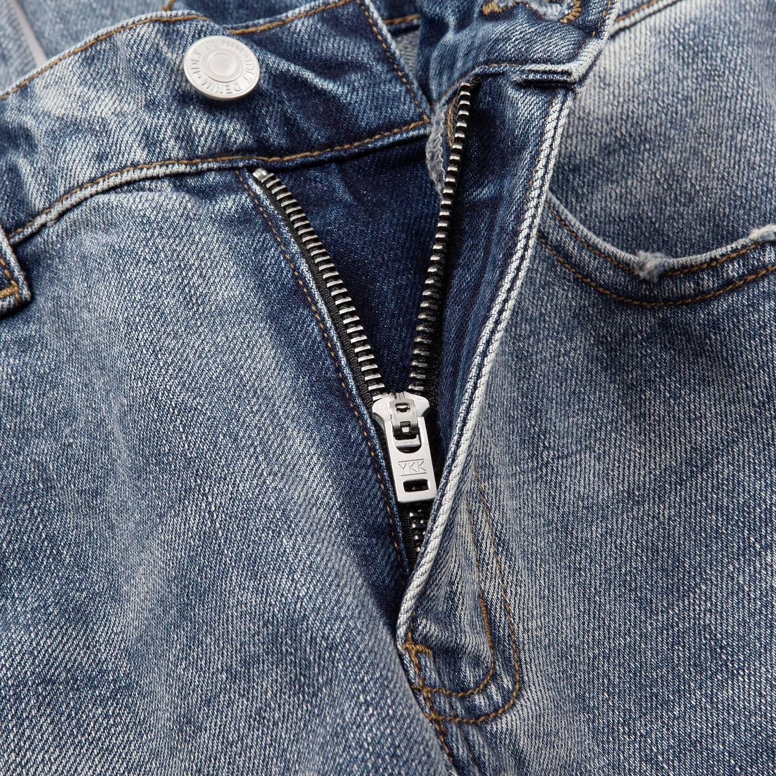 Slim Fit Washed Denim Jeans