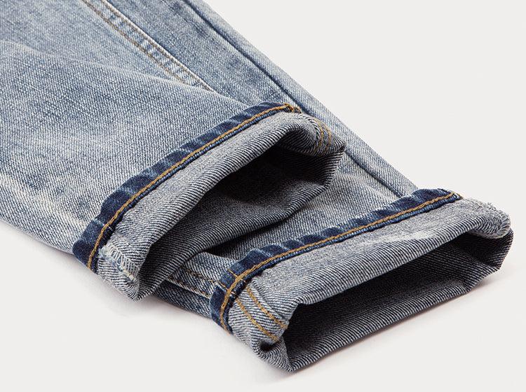 Slim Fit Washed Denim Jeans