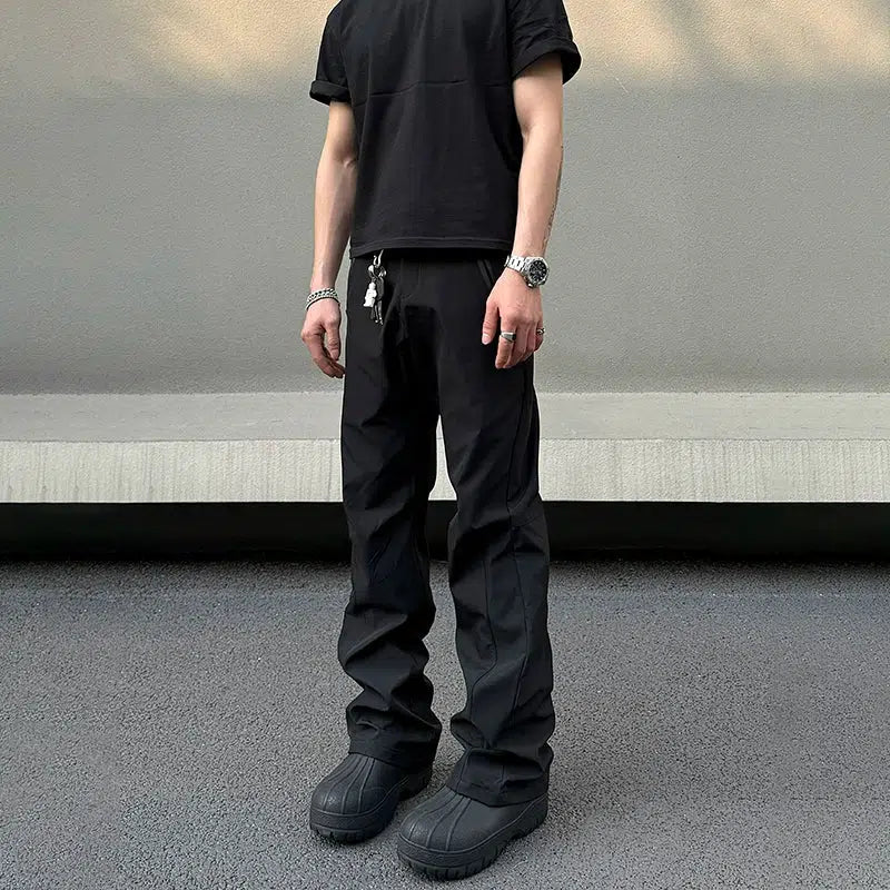 Slim-fit Cargo Soft Nylon Pants Cargo