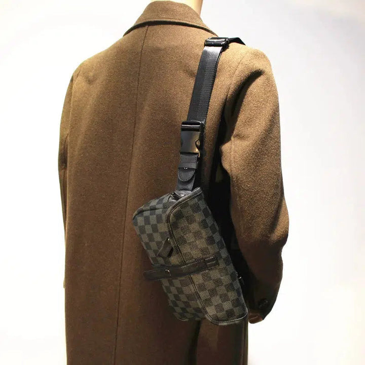Small Checkered Crossbody Bag