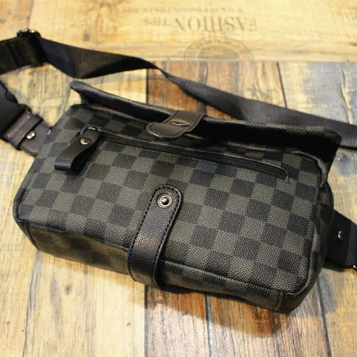 Small Checkered Crossbody Bag
