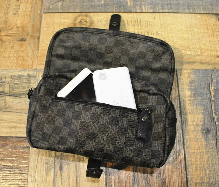 Small Checkered Crossbody Bag