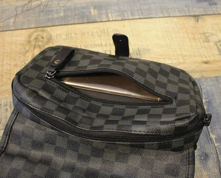Small Checkered Crossbody Bag