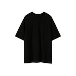 Small Collar Cotton Basic T-Shirt