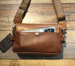 Small Faux Leather Flap Bag