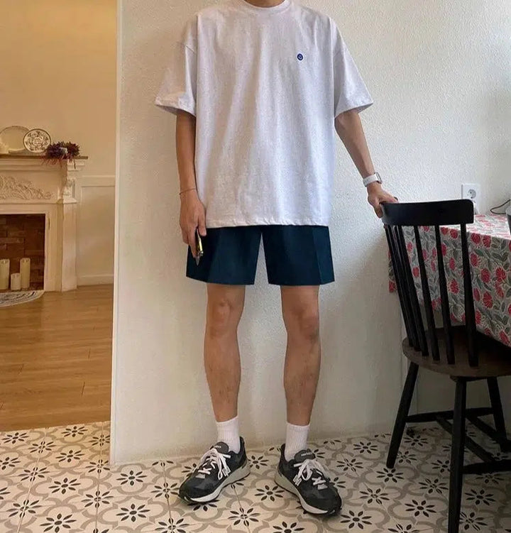 Smiley Face Embroidery T-shirt