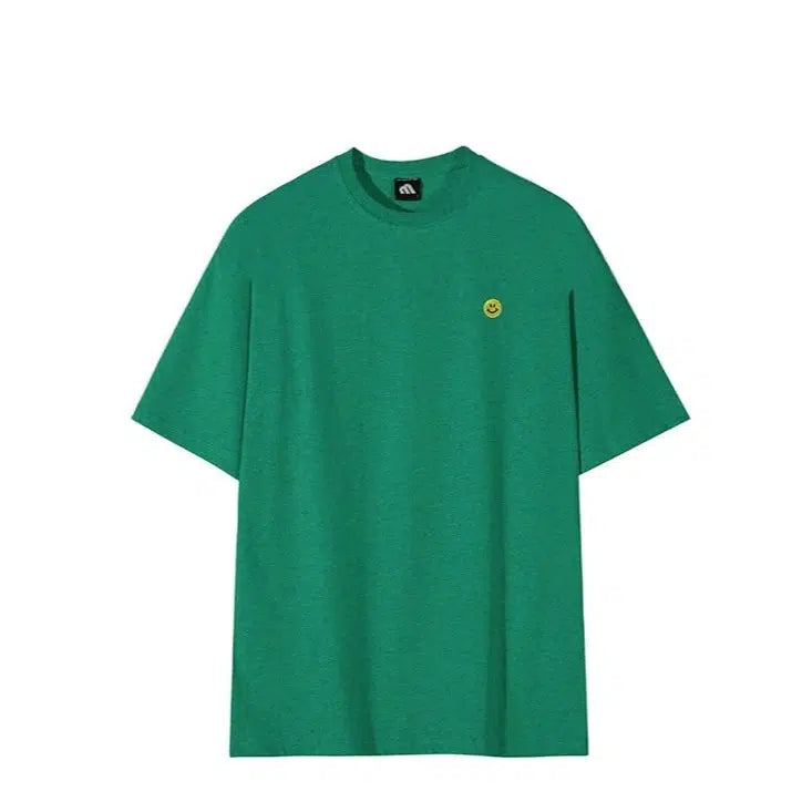 Smiley Face Embroidery T-shirt